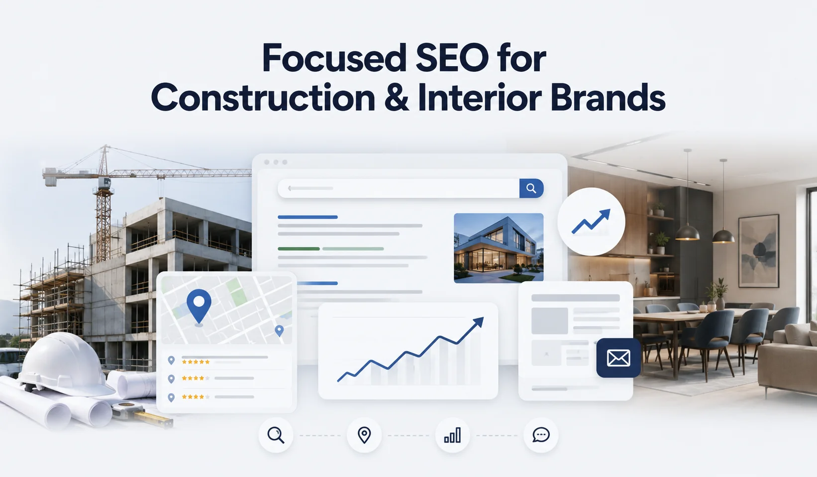 Construction and interior SEO Bangladesh visual