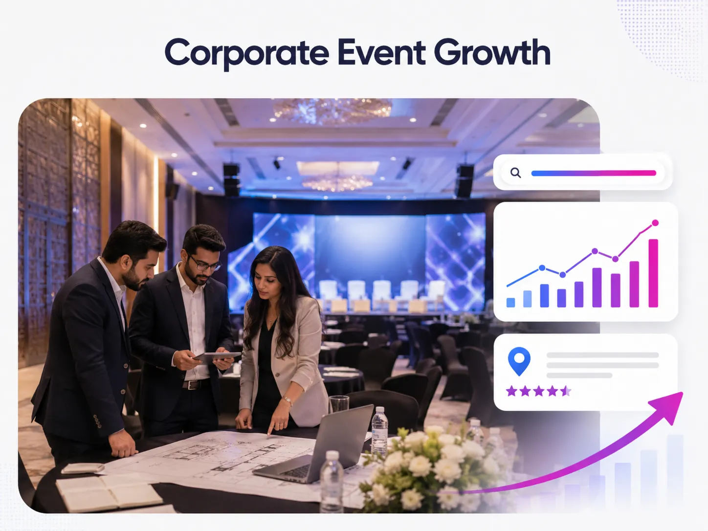 Corporate event SEO growth case study in Bangladesh