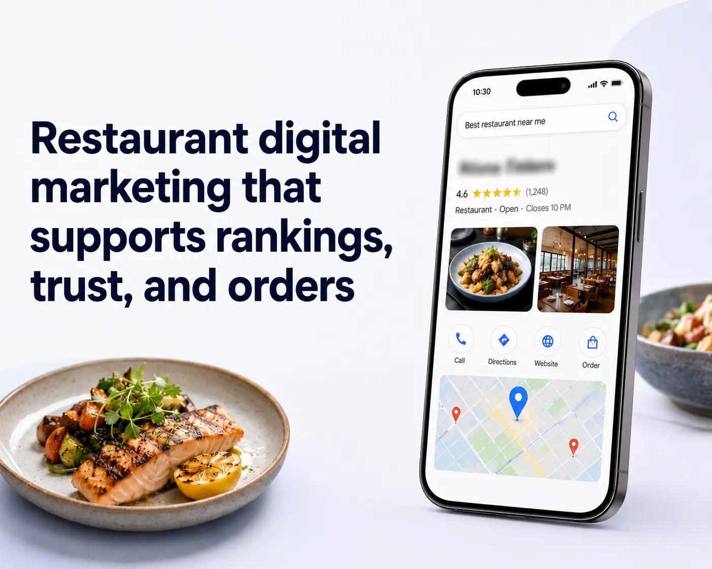 Restaurant Digital Marketing section image